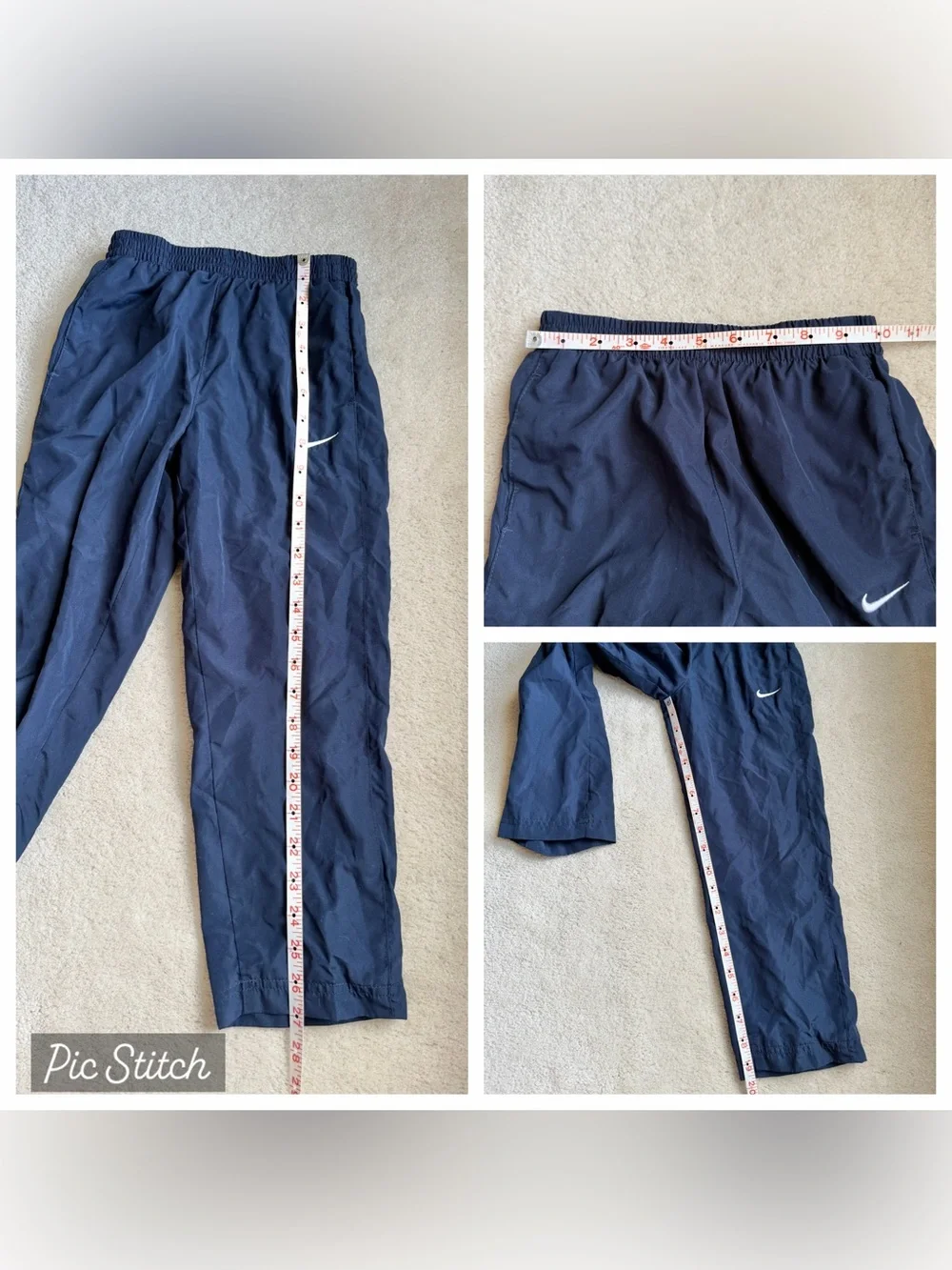 Nike Kids 2-piece Track Suit Navy White Windbreaker Set Jacket & Pants Size 6